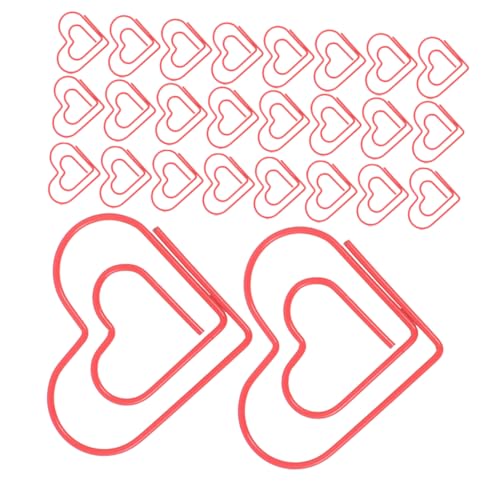 Homoyoyo 100 Stück Herzförmige Büroklammern Rot Metall Clips Für Journale Scrapbooking Und Büro Kreative Tragbare Love Paperclips Für Notizen Und DIY Projekte Homoyoyo 100 Stück Herzförmige Büroklammern Rot Metall Clips Für Journale Scrapbooking Und Büro Kreative Tragbare Love Paperclips Für Notizen Und DIY Projekte von Homoyoyo