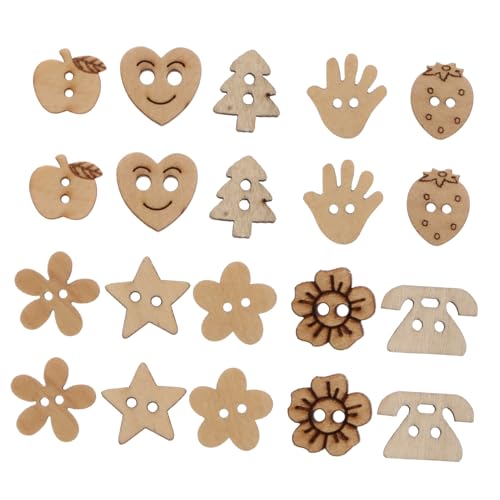 Homoyoyo 100 Stück Holzknöpfe Nähen Basteln Stichworte DIY-Scrapbooking-Schaltfläche groß DIY-Knöpfe Befestigungselemente aus Holz Kleiderknöpfe für Heimwerker hölzern Homoyoyo 100 Stück Holzknöpfe Nähen Basteln Stichworte DIY-Scrapbooking-Schaltfläche groß DIY-Knöpfe Befestigungselemente aus Holz Kleiderknöpfe für Heimwerker hölzern von Homoyoyo