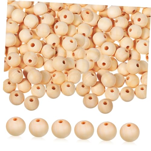 Homoyoyo 100 Stück Holzperlen Diy Holzperlen Standardloch für Schmuckherstellung Bastelbedarf Vielseitige Perlen für Kreative Projekte Homoyoyo 100 Stück Holzperlen Diy Holzperlen Standardloch für Schmuckherstellung Bastelbedarf Vielseitige Perlen für Kreative Projekte von Homoyoyo