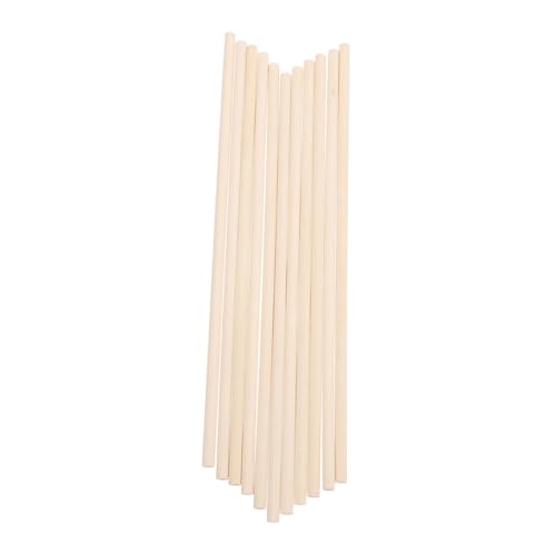 Homoyoyo 100 Stück Holzstäbe Holzstangen Zum Basteln Holzstab Bastelstäbe Basteldübel Stäbe Zum Basteln von Homoyoyo