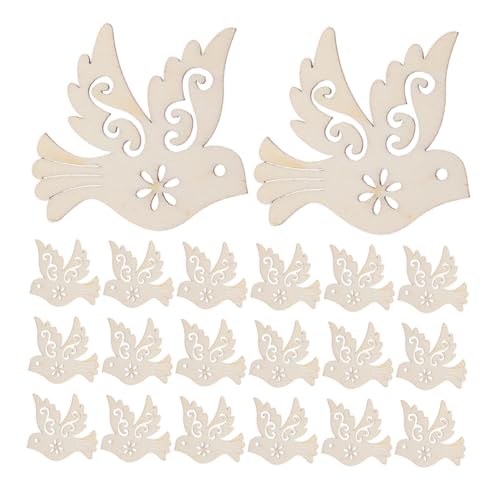 Homoyoyo 100 Stück Holzvogelanhänger Weihnachtsornament Taube Vogel Taubenornament Basteln Holzscheiben Mit Friedenstaube Unvollendete Leere Holzscheiben Holzausschnittscheiben Homoyoyo 100 Stück Holzvogelanhänger Weihnachtsornament Taube Vogel Taubenornament Basteln Holzscheiben Mit Friedenstaube Unvollendete Leere Holzscheiben Holzausschnittscheiben von Homoyoyo