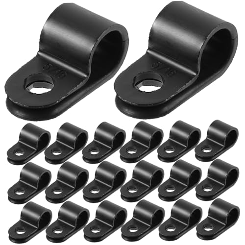 Homoyoyo 100 Stück Kabelklemmsortierer Kabelklemmen Montage Kabeldrahtklammern Klemme für die Kabelführung Antenne Drahtbefestigungsclips Kabelverwaltungsclips r-kabelklemme PVC Schwarz Homoyoyo 100 Stück Kabelklemmsortierer Kabelklemmen Montage Kabeldrahtklammern Klemme für die Kabelführung Antenne Drahtbefestigungsclips Kabelverwaltungsclips r-kabelklemme PVC Schwarz von Homoyoyo