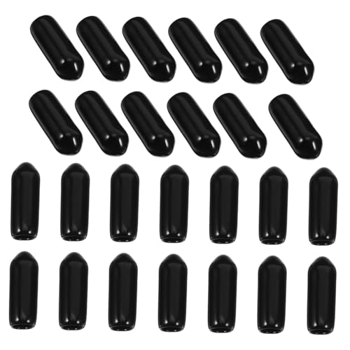 Homoyoyo 100 Stück Kabelschutzkappe Unterlegscheiben für Schrauben Schraubenabdeckkappen Gewindeschraubenhülse Schraubenabdeckungen Schraubkappenabdeckungen Kappe PVC Black Homoyoyo 100 Stück Kabelschutzkappe Unterlegscheiben für Schrauben Schraubenabdeckkappen Gewindeschraubenhülse Schraubenabdeckungen Schraubkappenabdeckungen Kappe PVC Black von Homoyoyo