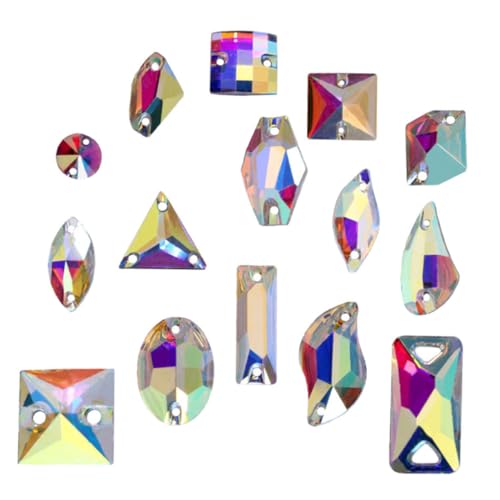Homoyoyo 100 Stück Kleine Flache Strasssteine zum Aufnähen Weiße Ab Form DIY Schmucksteine für Textilien Bastelmaterialien für Kleidung und Accessoires Glitzernde Dekoration Homoyoyo 100 Stück Kleine Flache Strasssteine zum Aufnähen Weiße Ab Form DIY Schmucksteine für Textilien Bastelmaterialien für Kleidung und Accessoires Glitzernde Dekoration von Homoyoyo
