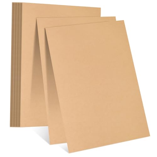 Homoyoyo 100 Stück Kraftpapier M² Brauner Karton Dickes Scrapbook Papier für DIY Basteln Einladungen Handgemachte Karten mit Glatter Oberfläche und Rustikalem Look Homoyoyo 100 Stück Kraftpapier M² Brauner Karton Dickes Scrapbook Papier für DIY Basteln Einladungen Handgemachte Karten mit Glatter Oberfläche und Rustikalem Look von Homoyoyo