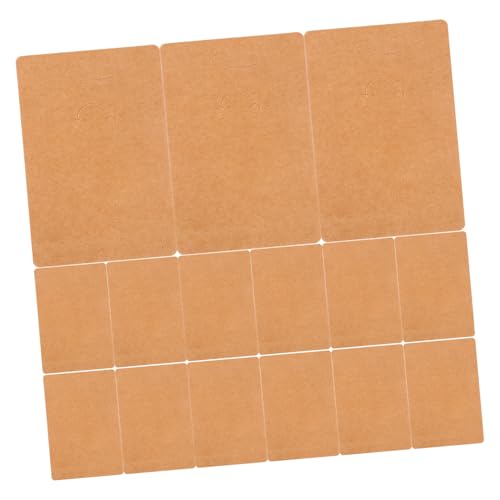 Homoyoyo 100 Stück Kraftpapier Schlüsselanhänger Verpackungskarten Robuste Schmuckanzeige Karten für Verkaufsstände Vielseitige Keyring Display Karten für Einzelhandel und von Homoyoyo