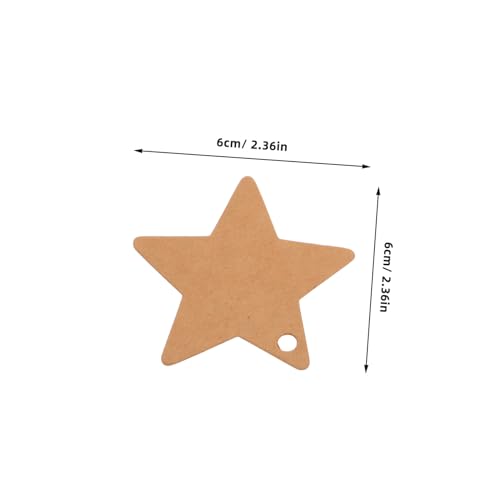 Homoyoyo 100 Stück Kraftpapier Sterne Geschenkanhänger Handgefertigt Vielseitige DIY Anhänger für Buchzeichen Seifenetiketten Geschenkverpackung Weihnachtsdekoration Homoyoyo 100 Stück Kraftpapier Sterne Geschenkanhänger Handgefertigt Vielseitige DIY Anhänger für Buchzeichen Seifenetiketten Geschenkverpackung Weihnachtsdekoration von Homoyoyo