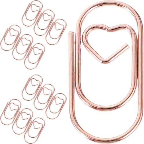 Homoyoyo 100 Stück Metall Büroklammern Mini Paper Clips Roségold Stabil und Praktisch für Dokumente Notizen und Bücher für Büro und Studium Homoyoyo 100 Stück Metall Büroklammern Mini Paper Clips Roségold Stabil und Praktisch für Dokumente Notizen und Bücher für Büro und Studium von Homoyoyo