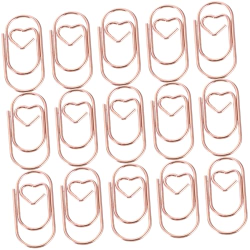 Homoyoyo 100 Stück Metall Mini Büroklammern Rosegold Flexible Dekorative Papierclips für Dokumentenorganisation Lesezeichen und Basteln Kleine Leichte Clips für Büro Schule und Zuhause Homoyoyo 100 Stück Metall Mini Büroklammern Rosegold Flexible Dekorative Papierclips für Dokumentenorganisation Lesezeichen und Basteln Kleine Leichte Clips für Büro Schule und Zuhause von Homoyoyo