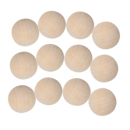Homoyoyo 100 Stück Natürliche Holzkugeln Unbehandelte Runde Holzperlen für DIY Schmuck Bastelprojekte und Handwerk Robustem Naturholz Homoyoyo 100 Stück Natürliche Holzkugeln Unbehandelte Runde Holzperlen für DIY Schmuck Bastelprojekte und Handwerk Robustem Naturholz von Homoyoyo