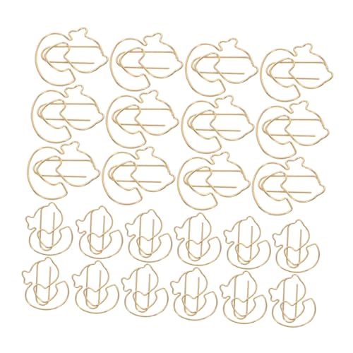 Homoyoyo 100 Stück Niedliche Büroklammern in Tierform Kleine Metall-entenklammern Kreative Büroklammern für Schule und Büro Praktische und Langlebige Papierclips für Organisation und Homoyoyo 100 Stück Niedliche Büroklammern in Tierform Kleine Metall-entenklammern Kreative Büroklammern für Schule und Büro Praktische und Langlebige Papierclips für Organisation und von Homoyoyo