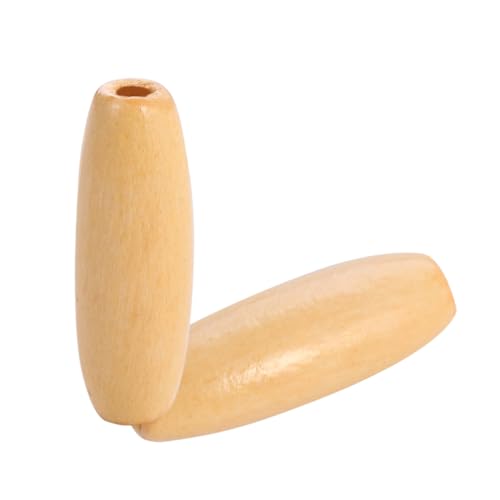 Homoyoyo 100 Stück Olivenförmige Holzperlen DIY Bastelperlen für Schmuckherstellung Frühkindliches Lernen und Kreative Projekte À Homoyoyo 100 Stück Olivenförmige Holzperlen DIY Bastelperlen für Schmuckherstellung Frühkindliches Lernen und Kreative Projekte À von Homoyoyo