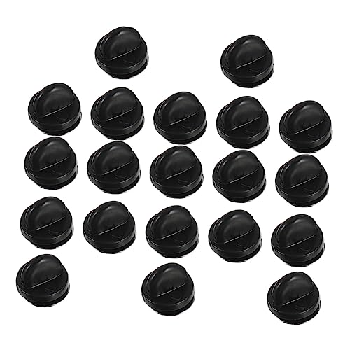 Homoyoyo 100 Stück Plastik Brosche Clutch mit Großem Basis Langlebige Pin Rückseiten für Anstecknadeln für DIY Bastelarbeiten und von Homoyoyo