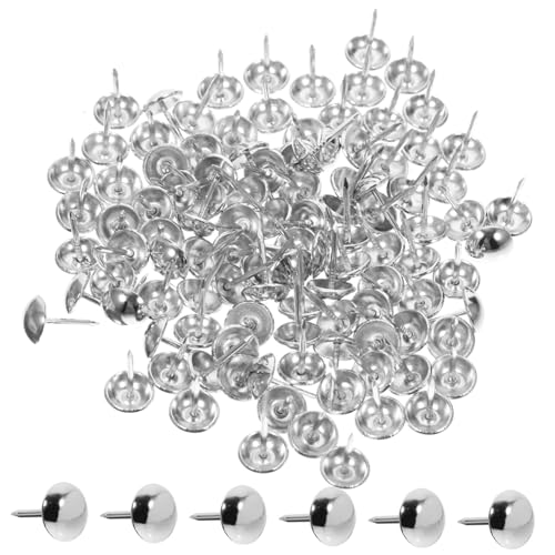 Homoyoyo 100 Stück Polsternägel aus Metall Glatte Runde Kopfstifte Dekorative Möbel nägel für Sofa DIY basteln Langlebige und Retro Chic Möbelbeschläge Homoyoyo 100 Stück Polsternägel aus Metall Glatte Runde Kopfstifte Dekorative Möbel nägel für Sofa DIY basteln Langlebige und Retro Chic Möbelbeschläge von Homoyoyo