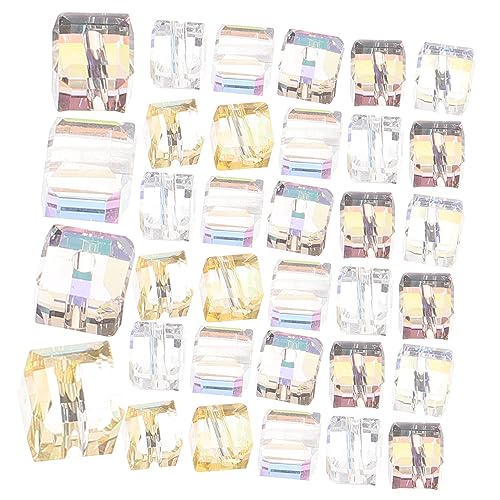 Homoyoyo 100 Stück Quadratische Glasperlen für Schmuckherstellung Glatte Facettierte Perlen zum Auffädeln für Armband Halskette DIY Dekoration und Bastelprojekte Homoyoyo 100 Stück Quadratische Glasperlen für Schmuckherstellung Glatte Facettierte Perlen zum Auffädeln für Armband Halskette DIY Dekoration und Bastelprojekte von Homoyoyo