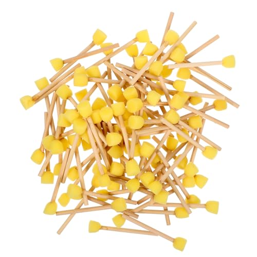 Homoyoyo 100 Stück Rundes Schwammpinsel für Teiliges DIY Malwerkzeug mit Holzgriff für Fingerfarben und Kreative Bastelarbeiten Homoyoyo 100 Stück Rundes Schwammpinsel für Teiliges DIY Malwerkzeug mit Holzgriff für Fingerfarben und Kreative Bastelarbeiten von Homoyoyo