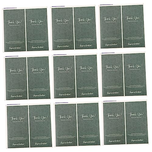 Homoyoyo 100 Stück Selbstklebende Rechteckige Box Label Sticker mit Starker Haftung für Geschenkverpackungen Verpackungsmaterial Vielseitige Etiketten für Weihnachtsgeschenke und von Homoyoyo