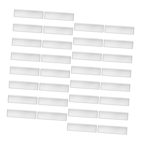 Homoyoyo 100 Stück Selbstklebende Transparente Etikettenhalter PVC Wasserfest mit Klarer Tasche für Büro Lager Regale Aktenordner und Organisationssysteme Homoyoyo 100 Stück Selbstklebende Transparente Etikettenhalter PVC Wasserfest mit Klarer Tasche für Büro Lager Regale Aktenordner und Organisationssysteme von Homoyoyo