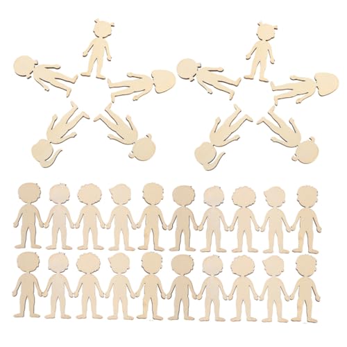 Homoyoyo 100 Stück Teiliges DIY Holzfiguren mit Natürlichen Unlackierten Silhouetten für Kreative Bastelprojekte Vielseitig für Kindergeburtstag Fasching und Schulische Förderaktivitäten Homoyoyo 100 Stück Teiliges DIY Holzfiguren mit Natürlichen Unlackierten Silhouetten für Kreative Bastelprojekte Vielseitig für Kindergeburtstag Fasching und Schulische Förderaktivitäten von Homoyoyo