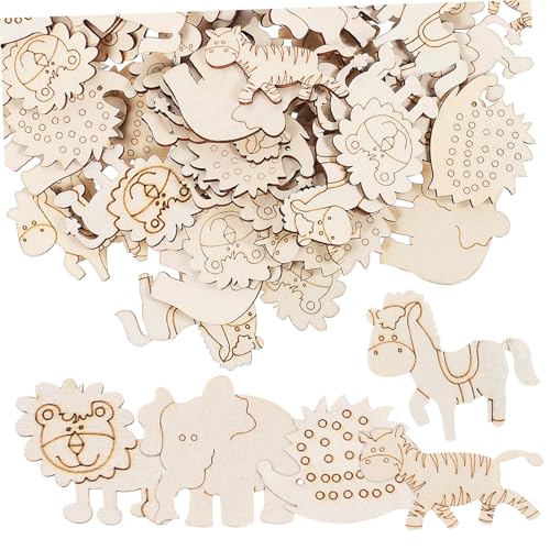 Homoyoyo 100 Stück Teiliges Holztiere Bastelholz Naturbelassen Holzfiguren zum Bemalen DIY Tiermotive für Scrapbooking Kartengestaltung Rustikale Holzverzierungen Vielseitig Einsetzbar Homoyoyo 100 Stück Teiliges Holztiere Bastelholz Naturbelassen Holzfiguren zum Bemalen DIY Tiermotive für Scrapbooking Kartengestaltung Rustikale Holzverzierungen Vielseitig Einsetzbar von Homoyoyo