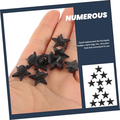 Homoyoyo 100 Stück Teiliges Kunststoff anstecknadel verschlüsse mit Sternform Sichere Pin rückseiten für Broschen Namensschilder und DIY bastelbedarf Langlebig und Praktisch für Homoyoyo 100 Stück Teiliges Kunststoff anstecknadel verschlüsse mit Sternform Sichere Pin rückseiten für Broschen Namensschilder und DIY bastelbedarf Langlebig und Praktisch für von Homoyoyo