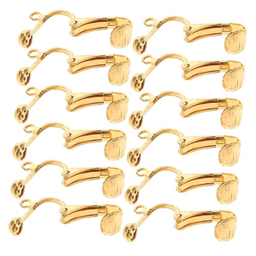Homoyoyo 100 Stück Teiliges Ohrring Clips mit Federverschluss Komfortable Ohrclips Adapter für DIY Schmuckherstellung Langlebig Sicherer Sitz Geeignet für Hobbyisten und Profis Homoyoyo 100 Stück Teiliges Ohrring Clips mit Federverschluss Komfortable Ohrclips Adapter für DIY Schmuckherstellung Langlebig Sicherer Sitz Geeignet für Hobbyisten und Profis von Homoyoyo
