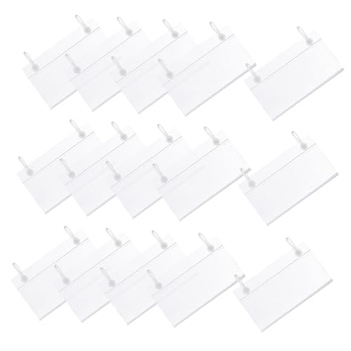 Homoyoyo 100 Stück Transparente Draht-regal-etikettenhalter mit Haken Wiederverwendbare Preisschild-clips Glatte Kanten Einfaches Anbringen für Supermarkt Einzelhandel und Lagerorganisation Homoyoyo 100 Stück Transparente Draht-regal-etikettenhalter mit Haken Wiederverwendbare Preisschild-clips Glatte Kanten Einfaches Anbringen für Supermarkt Einzelhandel und Lagerorganisation von Homoyoyo