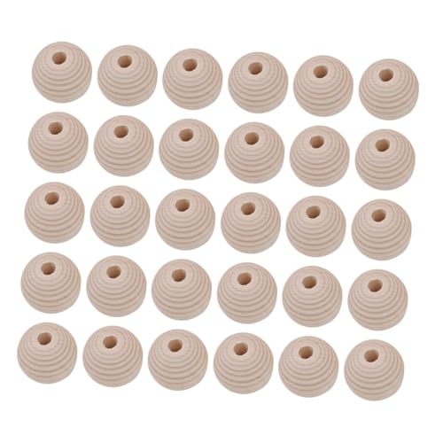 Homoyoyo 100 Stück Unbearbeitete Runde Holzperlen mit Loch für DIY Schmuck Basteln und Dekoration Natürliche Rohholzperlen zum Auffädeln für Armbänder Halsketten Handwerksprojekte Homoyoyo 100 Stück Unbearbeitete Runde Holzperlen mit Loch für DIY Schmuck Basteln und Dekoration Natürliche Rohholzperlen zum Auffädeln für Armbänder Halsketten Handwerksprojekte von Homoyoyo