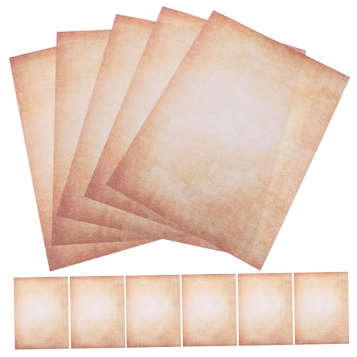 Homoyoyo 100 Stück Vintage Briefpapier Din Beidseitig Bedruckt Stabiles Schreibpapier für Schreiben Journaling Scrapbooking Alte Urkundenoptik kein Durchbluten Vielseitig für Kreative Homoyoyo 100 Stück Vintage Briefpapier Din Beidseitig Bedruckt Stabiles Schreibpapier für Schreiben Journaling Scrapbooking Alte Urkundenoptik kein Durchbluten Vielseitig für Kreative von Homoyoyo