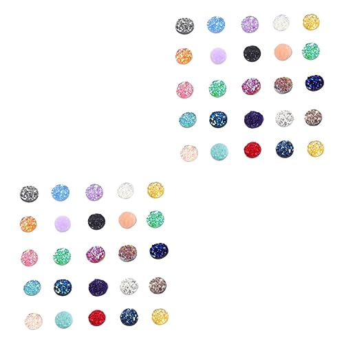 Homoyoyo 100 Stücke Kristall Rhinestones Flatback Charms 8mm Für DIY Schmuck - Nagelkunst Und Bastelprojekte – Bunte Strasssteine Für Kreative Gestaltung Und Verzierungen von Homoyoyo