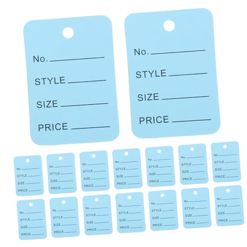 Homoyoyo 1000 Stück Blanko Papier Etiketten Beschriften Hängende Etiketten für Schmuck Kleidung Taschen und Kunstwerke und Einfach Anzubringen Homoyoyo 1000 Stück Blanko Papier Etiketten Beschriften Hängende Etiketten für Schmuck Kleidung Taschen und Kunstwerke und Einfach Anzubringen von Homoyoyo