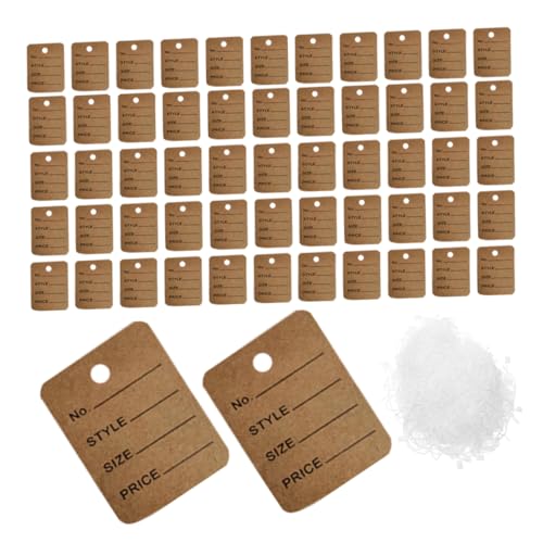 Homoyoyo 1000 Stück Größenetiketten für Kleidung Kleidungsschildetiketten Schmuckpreisetikett Etiketten -Tags Kleidungsschilds beschreibbares Etikettenetikett Hanging -Tags Papier Khaki Homoyoyo 1000 Stück Größenetiketten für Kleidung Kleidungsschildetiketten Schmuckpreisetikett Etiketten -Tags Kleidungsschilds beschreibbares Etikettenetikett Hanging -Tags Papier Khaki von Homoyoyo