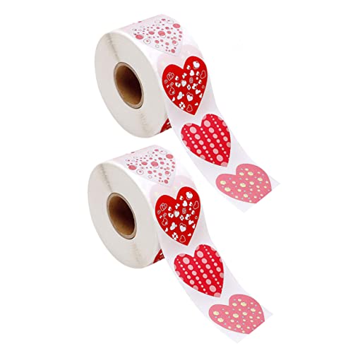 Homoyoyo 1000 Stück Herzförmige Selbstklebende Aufkleber für Partys Dekorative Sticker für und Veranstaltungen Verschiedene Designs für Hochzeiten und Feiern Homoyoyo 1000 Stück Herzförmige Selbstklebende Aufkleber für Partys Dekorative Sticker für und Veranstaltungen Verschiedene Designs für Hochzeiten und Feiern von Homoyoyo