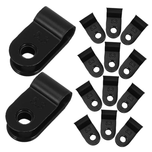 Homoyoyo 1000 Stück R Typ Klemmen Kabel Organizer Für Verlängerungskabel Kabelmanagement Clip Kabelhalter Kabelhalter Kabelbefestigungsclips Ladegerät Kabelclips Nylon Schwarz von Homoyoyo