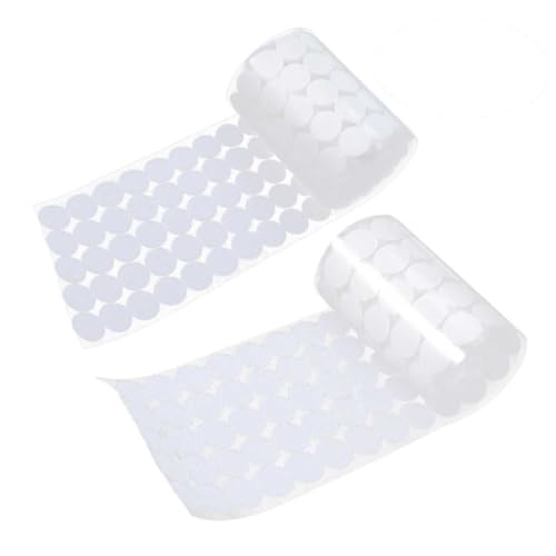 Homoyoyo 1000 Stück Rundes Klettband Selbstklebend Durchmesser Stark Haftend Doppelseitig Polyester Nylon Für Basteln Büro Und Heimgebrauch Homoyoyo 1000 Stück Rundes Klettband Selbstklebend Durchmesser Stark Haftend Doppelseitig Polyester Nylon Für Basteln Büro Und Heimgebrauch von Homoyoyo