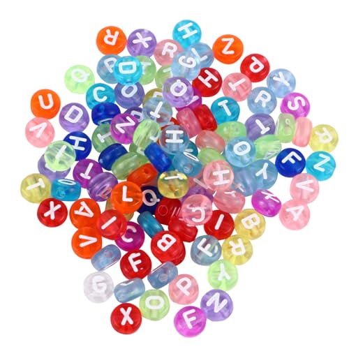 Homoyoyo 1000 Stück Teiliges Acryl Buchstabenperlen Transparent mit Weißen Alphabet Buchstaben für DIY Schmuckherstellung Armbänder Halsketten Bastelperlen Lernspielzeug Homoyoyo 1000 Stück Teiliges Acryl Buchstabenperlen Transparent mit Weißen Alphabet Buchstaben für DIY Schmuckherstellung Armbänder Halsketten Bastelperlen Lernspielzeug von Homoyoyo
