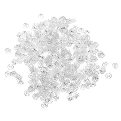 Homoyoyo 1000 Stück Teiliges Blumenperlenkappen Antik Silberfarbene Hohlblütige Schmuckperlen Abstandshalter für Armband und Halskettenherstellung Langlebig Rostfrei Vielseitig für DIY Homoyoyo 1000 Stück Teiliges Blumenperlenkappen Antik Silberfarbene Hohlblütige Schmuckperlen Abstandshalter für Armband und Halskettenherstellung Langlebig Rostfrei Vielseitig für DIY von Homoyoyo