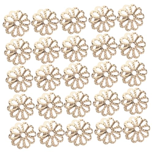 Homoyoyo 1000 Stück Teiliges Metall blütenperlenkappen DIY Schmuckzubehör für Armbänder Halsketten Vintage Geprägte Spacer Perlen für Kreative Bastelprojekte von Homoyoyo