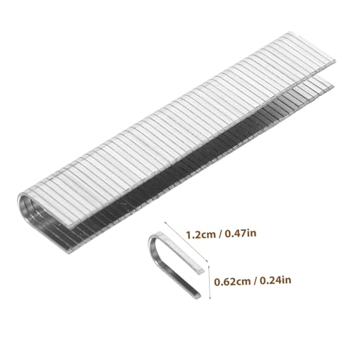 Homoyoyo 1000 Stück U Förmige Pneumatische Metallklammern Schmale Krone Langlebige Heftklammern für Holzarbeiten Heimwerker und Professionelle Anwendungen Homoyoyo 1000 Stück U Förmige Pneumatische Metallklammern Schmale Krone Langlebige Heftklammern für Holzarbeiten Heimwerker und Professionelle Anwendungen von Homoyoyo