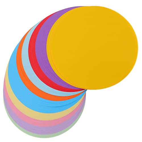 Homoyoyo 100Blätter Rundes Origami Papier Farben Bastelpapier für DIY Projekte für Erwachsene Leicht zu Falten Schulprojekte von Homoyoyo