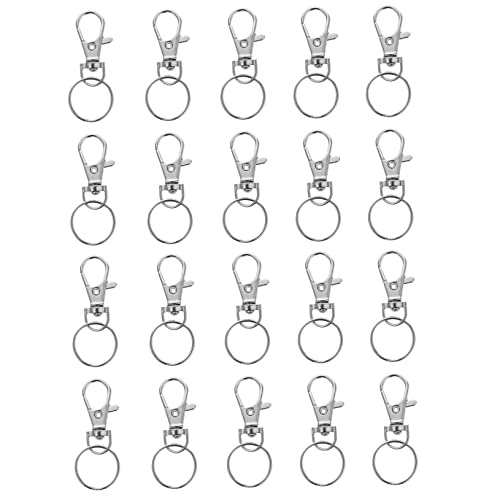 Homoyoyo 100Sätze Legierungsschlüsselkettenschnallen Clips Hummer Schnallen Schlüsselanhänger Mit Schlüsselringen Für Hundeklemmen Und Schlüsselorganisation Homoyoyo 100Sätze Legierungsschlüsselkettenschnallen Clips Hummer Schnallen Schlüsselanhänger Mit Schlüsselringen Für Hundeklemmen Und Schlüsselorganisation von Homoyoyo