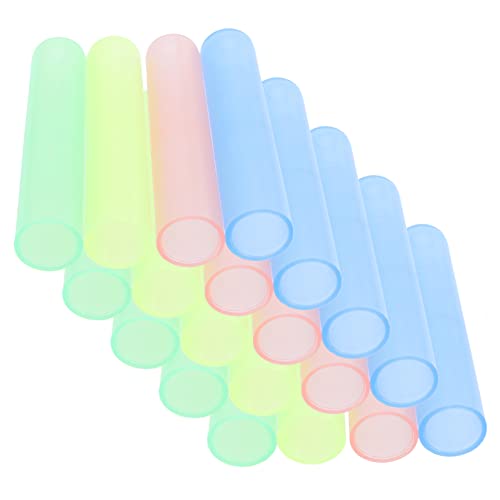 Homoyoyo 100Stücke Bleistiftkappen Bleistiftspitzenschutz Für Ergonomische Schutzhülle Für Bleistiftspitzen Farbenfrohe Bleistiftkappen Für Lernzubehör von Homoyoyo