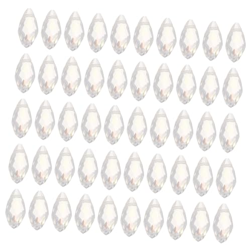 Homoyoyo 100Stücke DIY Glasperlen Wasserfall Förmige Perlen für Armbänder Vielseitige Schmuckherstellung Zubehör für Bastelprojekte und von Homoyoyo