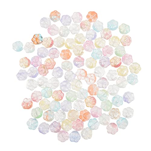 Homoyoyo 100Stücke DIY Schmuckperlen Im Pfotenmuster Glasperlen Für Halsketten Und Armbänder Für Bastelprojekte Materialien Für Schmuckherstellung Homoyoyo 100Stücke DIY Schmuckperlen Im Pfotenmuster Glasperlen Für Halsketten Und Armbänder Für Bastelprojekte Materialien Für Schmuckherstellung von Homoyoyo