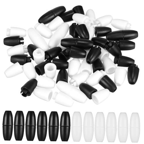 Homoyoyo 100Stücke DIY Schmuckverschlüsse für und Armbänder Schwarze und Weiße Langlebige Kunststoffteile für Kreative Schmuckherstellung Leicht und Einfach zu Verwenden Homoyoyo 100Stücke DIY Schmuckverschlüsse für und Armbänder Schwarze und Weiße Langlebige Kunststoffteile für Kreative Schmuckherstellung Leicht und Einfach zu Verwenden von Homoyoyo