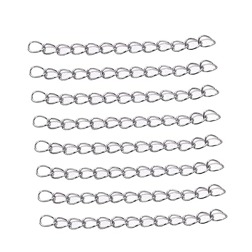 Homoyoyo 100Stücke Kettenverlängerungen für Schmuckherstellung DIY und Armbänder Langlebig und Hautfreundlich für Projekte und von Homoyoyo