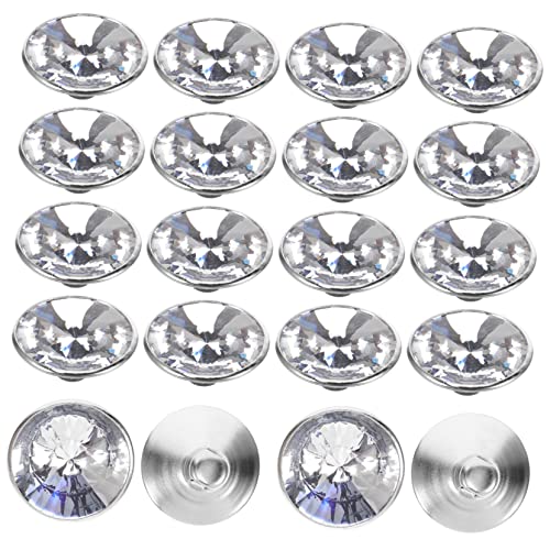 Homoyoyo 100Stücke Kristallknöpfe Tufftknöpfe Dekorative Möbelknöpfe für Sofas und Kleidung Robust und Elegant für DIY Projekte und Verschönerungen Homoyoyo 100Stücke Kristallknöpfe Tufftknöpfe Dekorative Möbelknöpfe für Sofas und Kleidung Robust und Elegant für DIY Projekte und Verschönerungen von Homoyoyo