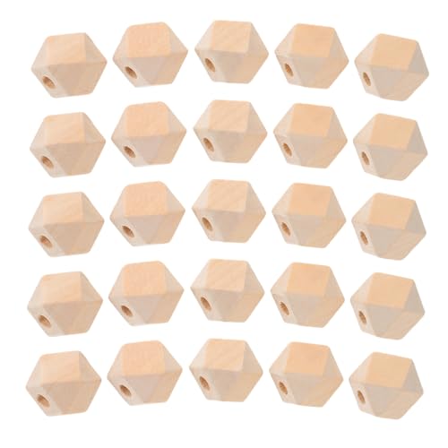 Homoyoyo 100Stücke Natürliche Holzperlen Achteckige Abstandsperlen für DIY Schmuck Bastelprojekte und Kinderhandwerk für Dekorationen Homoyoyo 100Stücke Natürliche Holzperlen Achteckige Abstandsperlen für DIY Schmuck Bastelprojekte und Kinderhandwerk für Dekorationen von Homoyoyo