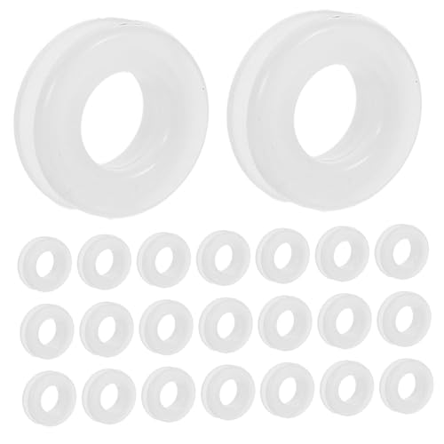 Homoyoyo 100Stücke Ohrpolster für Ohrringe Hypoallergene Ohrclip Pads Durchsichtige Ohrring Halterungen für Ohrringverschlüsse Praktische und Langlebige Ohrstecker Unterlage von Homoyoyo