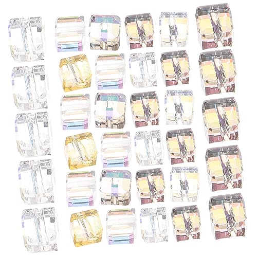 Homoyoyo 100Stücke Quadratische Glasperlen für Schmuck DIY Bunte Kristallwürfel Perlen zur Herstellung von Armbändern und Langlebige Bastelperlen für Kreative Projekte Homoyoyo 100Stücke Quadratische Glasperlen für Schmuck DIY Bunte Kristallwürfel Perlen zur Herstellung von Armbändern und Langlebige Bastelperlen für Kreative Projekte von Homoyoyo